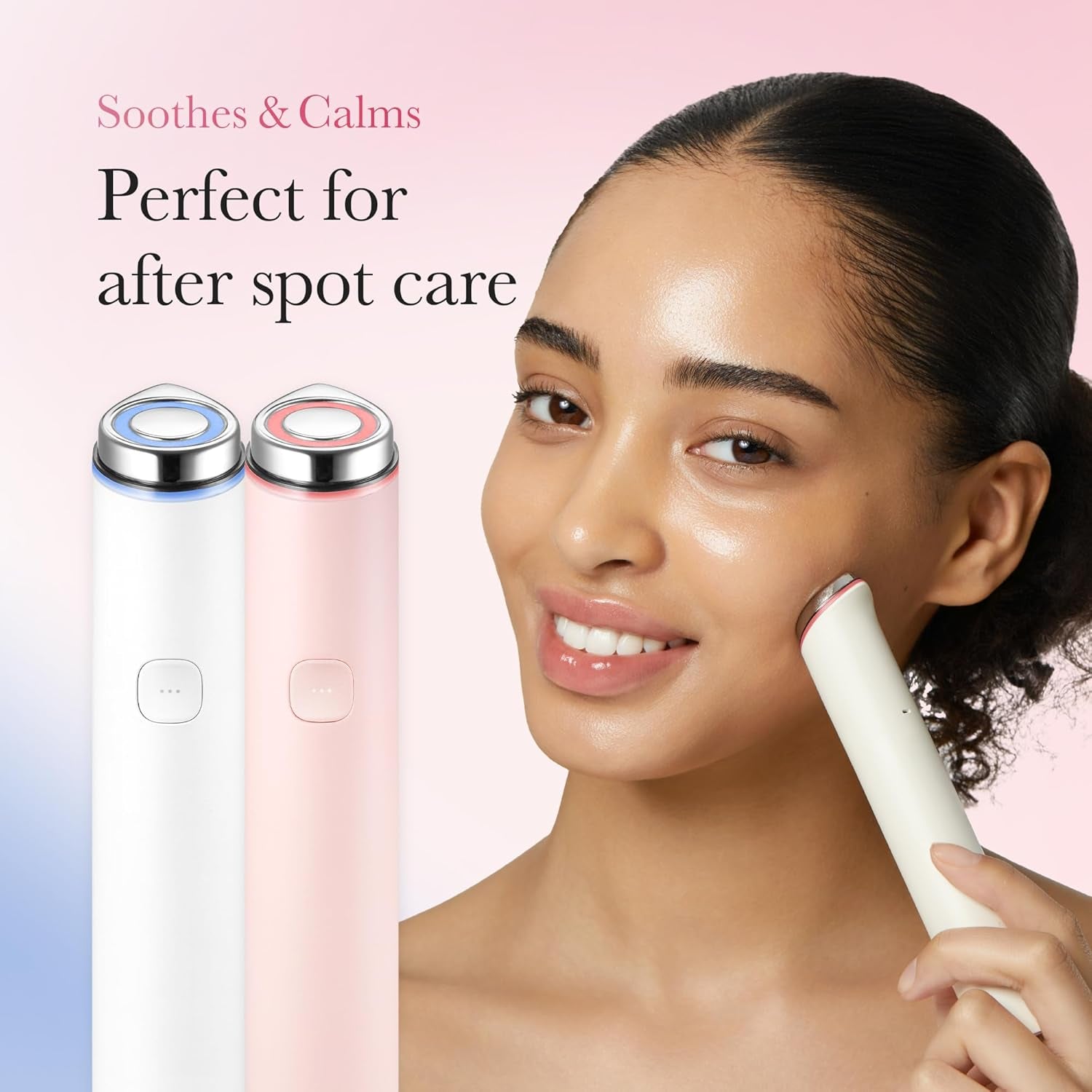 Mini Booster Pro Pink | Affordable At-Home Facial Skin Care Tool for Beginners - Portable Glow Booster for Glass Skin, Boosting Skin Care Absorption, Skin Care for Teens, Korean Skin Care-Package May Vary