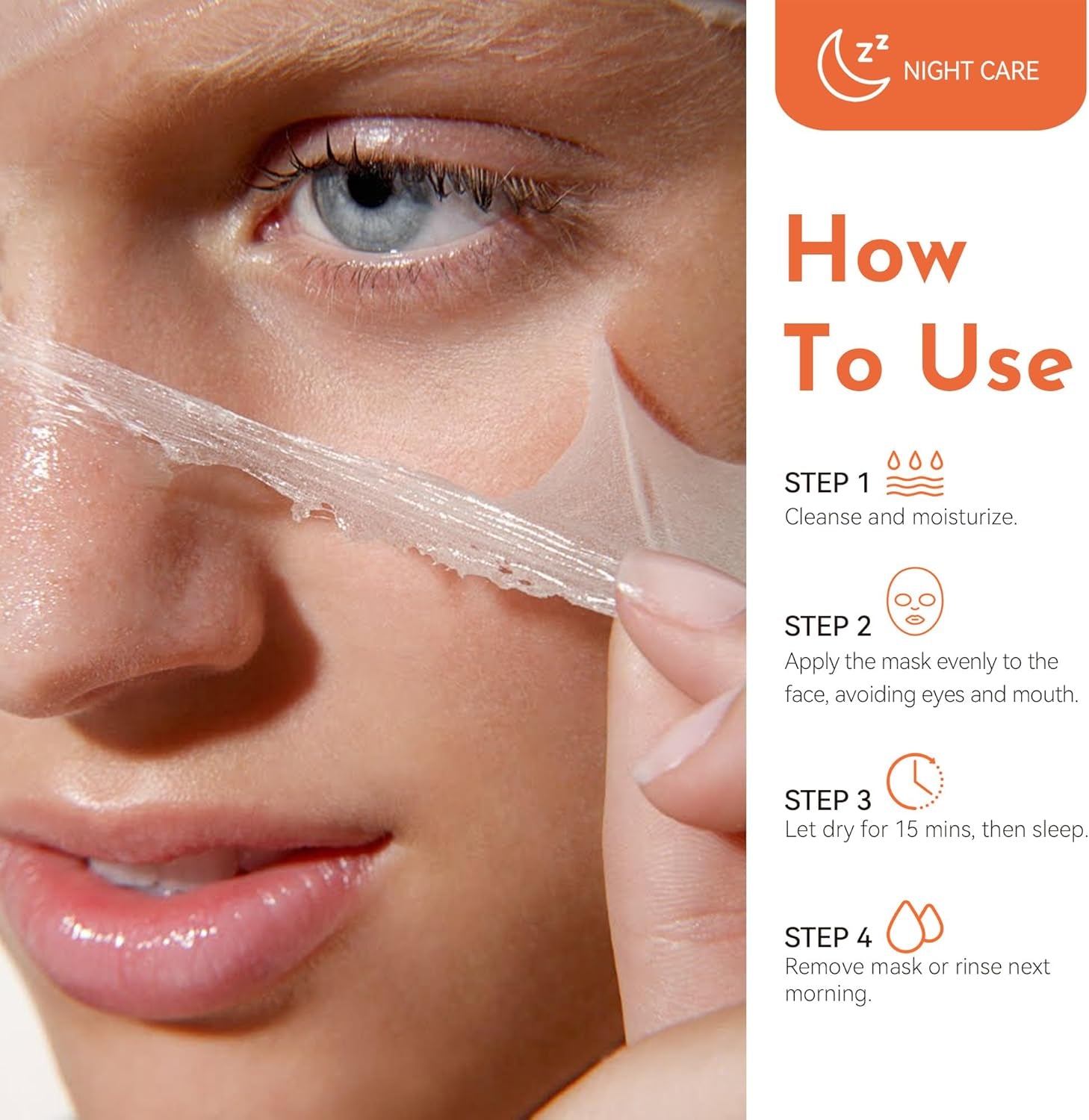 Turmeric Night Wrapping Mask with Hydrolyzed Collagen | Hydrating, Firming & Brightening Facial Mask | Nourishes Skin, Refines Skin Texture, Enhances Elasticity | 75Ml