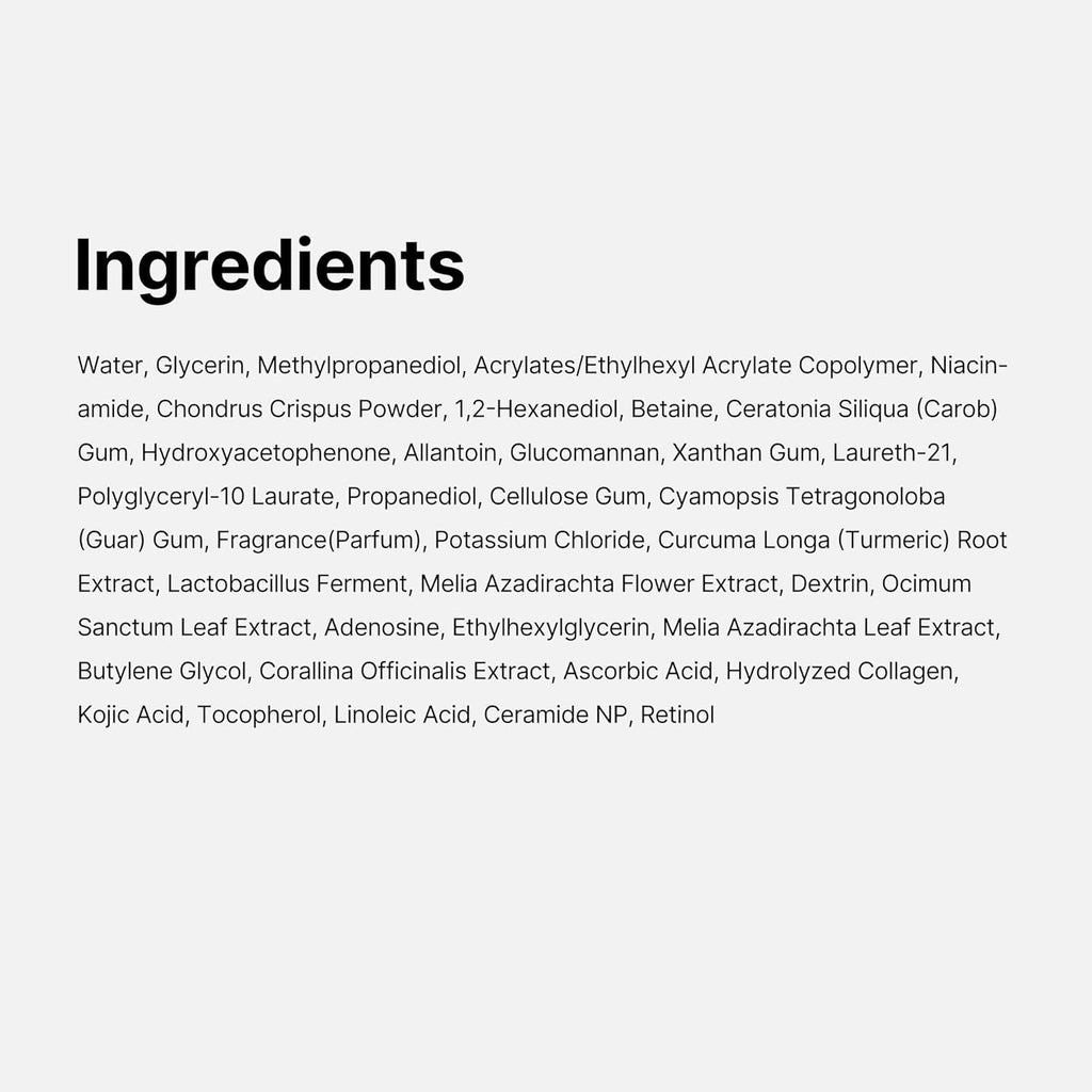 Kojic Acid Turmeric Brightening Gold Jelly Gel Mask, 28G X 4Ea