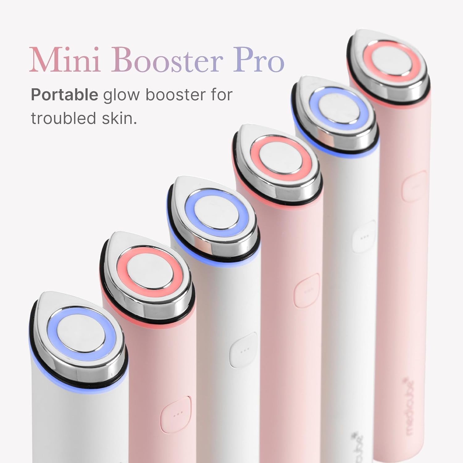 Mini Booster Pro Pink | Affordable At-Home Facial Skin Care Tool for Beginners - Portable Glow Booster for Glass Skin, Boosting Skin Care Absorption, Skin Care for Teens, Korean Skin Care-Package May Vary