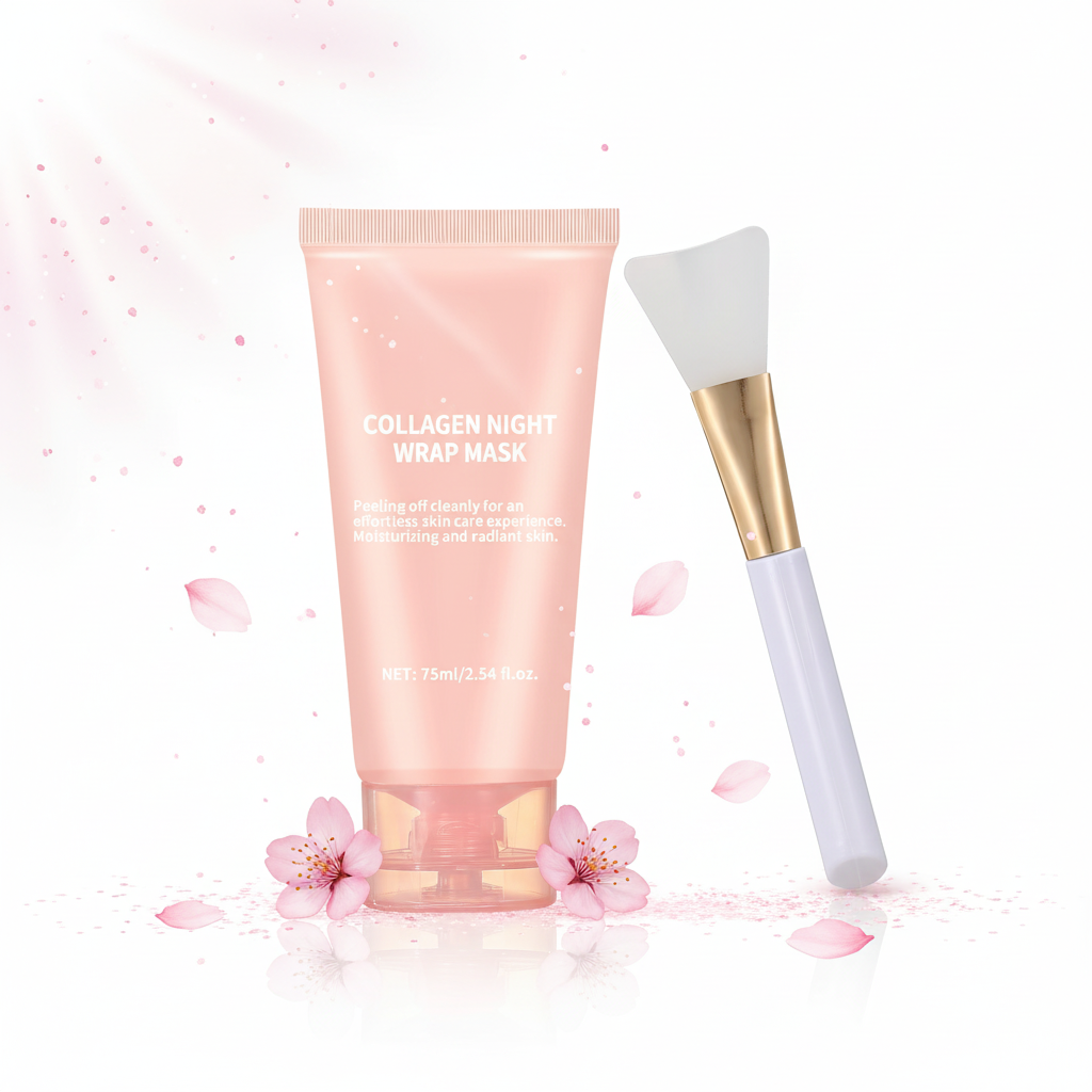 Collagen Night Wrap Mask K-Beauty Style fond blanc